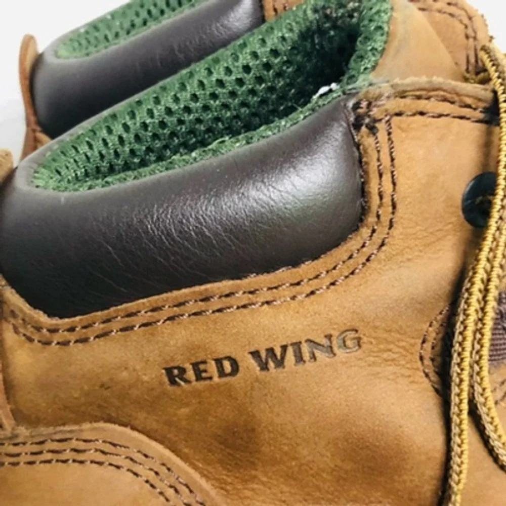 Red Wing Womens Work Boots Brown Leather Waterproof Ankle Lace Up 6.5 B - Picture 9 of 10